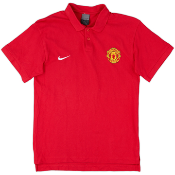 2007-08 Manchester United Nike Polo Shirt - 7/10 - (XL.Boys)