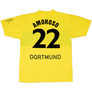 2002-03 Borussia Dortmund Home Shirt Amoroso #22 - 7/10 - (XL.Boys)