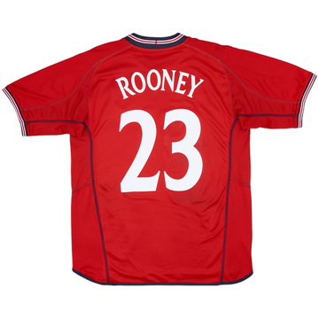 2002-04 England Away Shirt Rooney #23 - 6/10 - (L)