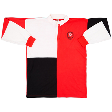 1990-91 Sheffield United Weltex Polo L/S Shirt - 8/10 - (L)