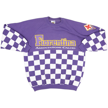 1990-91 Fiorentina Le Felpe Dei Grandi Club Sweat Top - 8/10 - (L)