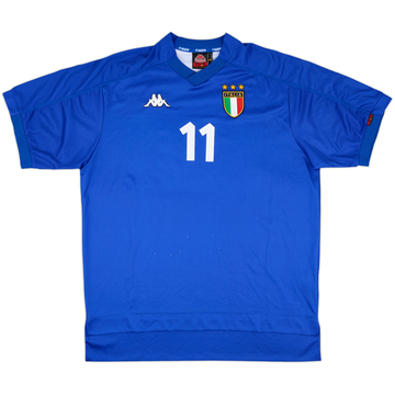 1999 Italy Match Issue Home Shirt #11 (Di Francesco)