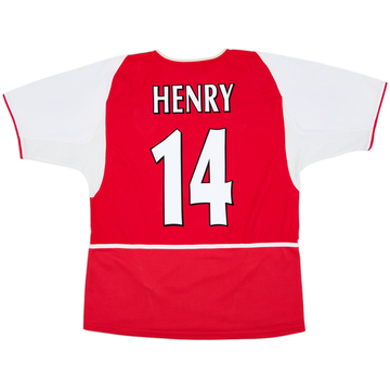 2002-04 Arsenal Home Shirt Henry #14 - 8/10 - (M)