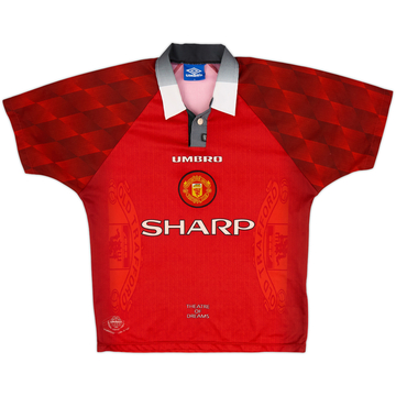 1996-98 Manchester United Home Shirt - 5/10 - (M)
