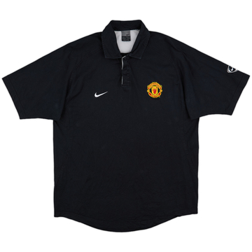 2003-04 Manchester United Nike Polo Shirt - 8/10 - (L)