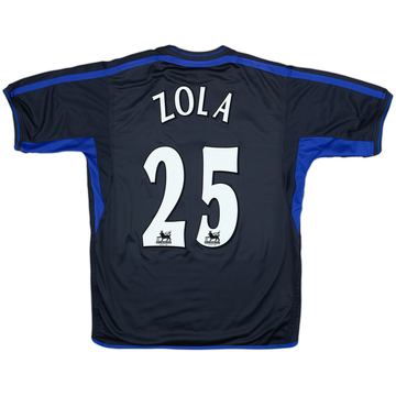 2002-04 Chelsea Away Shirt Zola #25 - 8/10 - (L)