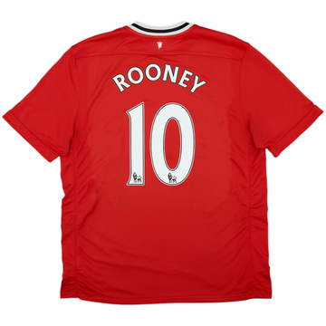 2011-12 Manchester United Home Shirt Rooney #10 - 6/10 - (XL)