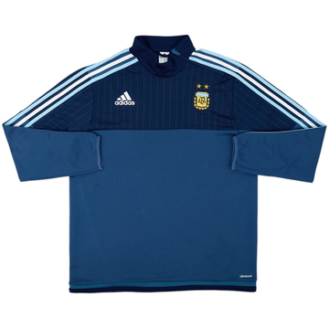 2015-16 Argentina adidas 1/4 Zip Sweat Top - 9/10 - (L)