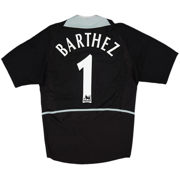 2002-04 Manchester United GK S/S Shirt Barthez #1 - 9/10 - (S)