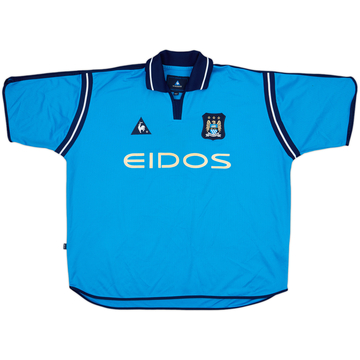 2001-02 Manchester City Home Shirt - 8/10 - (XXL)