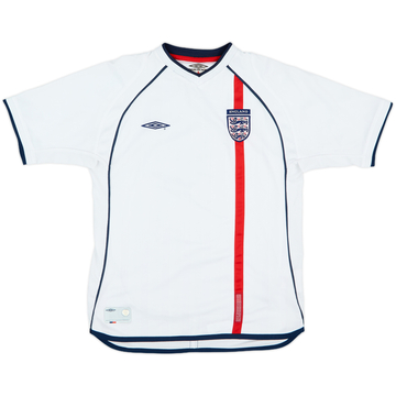 2001-03 England Home Shirt - 8/10 - (L.Boys)