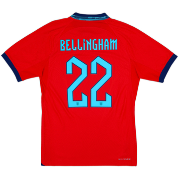 2022-23 England Authentic Away Shirt Bellingham #22 - 10/10 - (M)