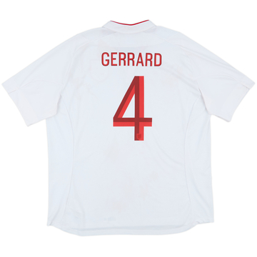 2012-13 England Home Shirt Gerrard #4 - 5/10 - (3XL)