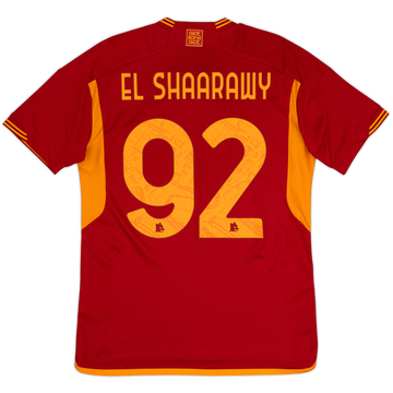 2023-24 Roma Home Shirt El Shawaary #92 - 9/10 - (M)