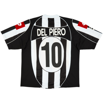 2002-03 Juventus Home Shirt Del Piero #10 - 8/10 - (L)
