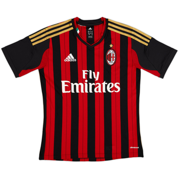 2013-14 AC Milan Home Shirt - 6/10 - (L.Boys)