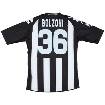 2010-11 AC Siena Match Issue Signed Home Shirt Bolzoni #36