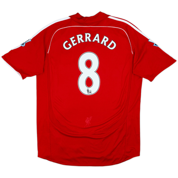 2006-08 Liverpool Home Shirt Gerrard #8 - 8/10 - (L)