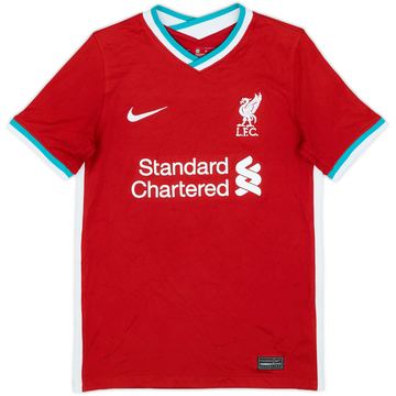 2020-21 Liverpool Home Shirt - 8/10 - (M.Boys)
