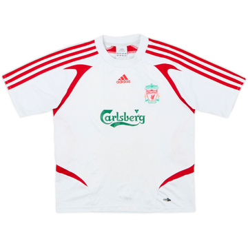 2007-08 Liverpool Away Shirt - 7/10 - (S.Boys)