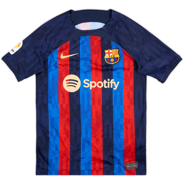 2022-23 Barcelona Home Shirt - 9/10 - (M.Boys)