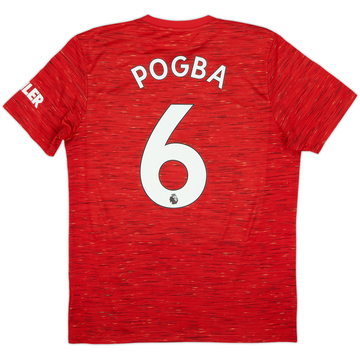 2020-21 Manchester United Home Shirt Pogba #6 - 8/10 - (M)