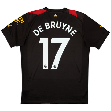 2022-23 Manchester City Away Shirt De Bruyne #17 - 6/10 - (M)