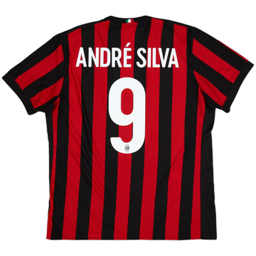 2017-18 AC Milan Home Shirt Andre Silva #9 - 9/10 - (XL)
