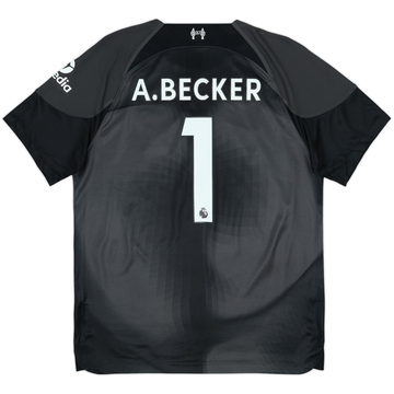 2022-23 Liverpool GK Shirt A.Becker #1 - 7/10 - (L)