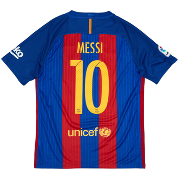 2016-17 Barcelona Home Shirt Messi #10 - 5/10 - (M)