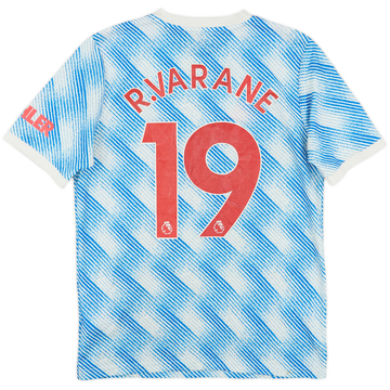 2021-22 Manchester United Away Shirt R.Varane #19 - 6/10 - (XL.Boys)