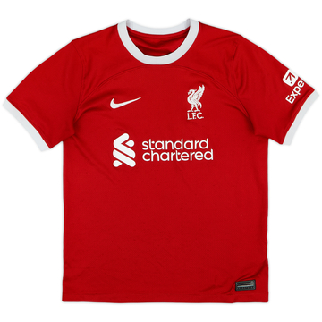2023-24 Liverpool Home Shirt - 5/10 - (L.Boys)