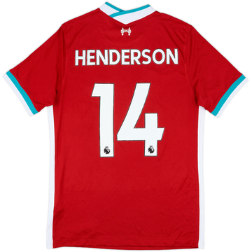2020-21 Liverpool Home Shirt Henderson #14 - 6/10 - (M)