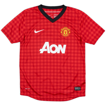 2012-13 Manchester United Home Shirt - 9/10 - (M.Boys)