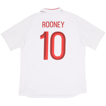 2012-13 England Home Shirt Rooney #10 - 8/10 - (XL)