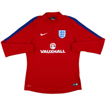 2016-17 England Nike 1/4 Zip Training Top - 8/10 - (Women's M)