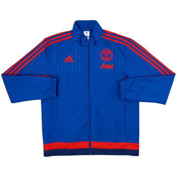 2015-16 Manchester United adidas Track Jacket - 8/10 - (M)