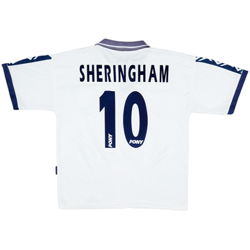 1995-97 Tottenham Home Shirt Sheringham #10 - 6/10 - (L)