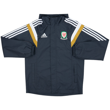 2014-15 Wales adidas Hooded Rain Jacket - 10/10 - (S)