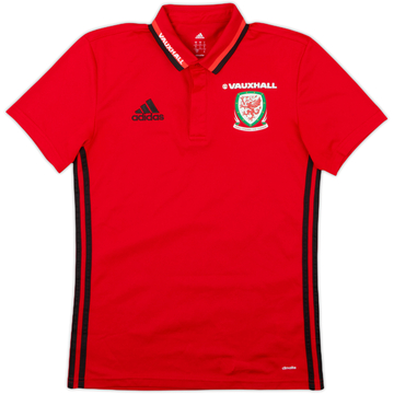 2016-17 Wales adidas Polo Shirt - 8/10 - (S)