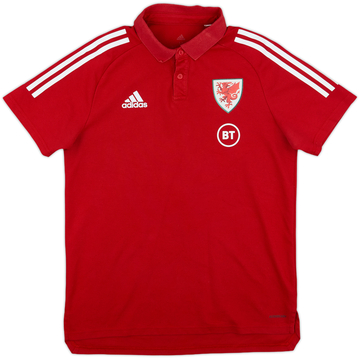 2020-21 Wales adidas Polo Shirt - 6/10 - (M)