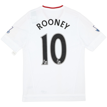 Camiseta auténtica de visitante del Manchester United 2015-16 Rooney #10 (L)