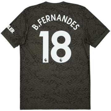 2020-21 Manchester United Away Shirt B.Fernandes #18 - 10/10 - (M)