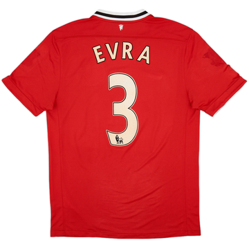 2011-12 Manchester United Home Shirt Evra #3 - 6/10 - (L)