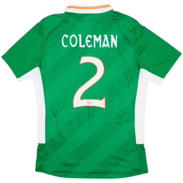 2016-17 Ireland Home Shirt Coleman #2 - 9/10 - (M)