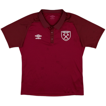 2017-18 West Ham Umbro Polo Shirt - 9/10 - (M)