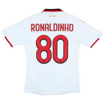 2009-10 AC Milan Away Shirt Ronaldinho #80 - 6/10 - (S)