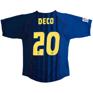 2004-05 Barcelona Away Shirt Deco #20 - 6/10 - (M)