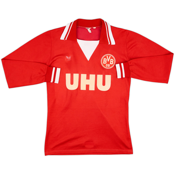 1980-83 Borussia Dortmund Away L/S Shirt #7 - 8/10 - (M)