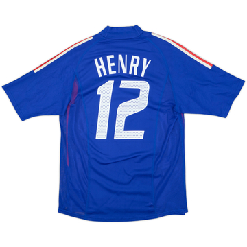 2002-04 France Player Issue Home Shirt Henry #12 - 7/10 - (M)